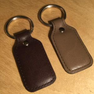 Rectangular Padded Leather Key Fob L0150T – Retail Price Shown Below