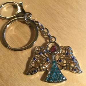 Angel with Pink and Blue Crystals Glitz Key Charm CH220 – Retail Price Shown Below