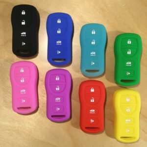 Nissan Silicone 4 Button Elongated Key Cover NISSIL003 – Retail Price Shown  Below