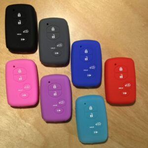 Toyota Silicone 4 Button  Rectangular Key Cover TOYSIL003 – Retail Price Shown Below