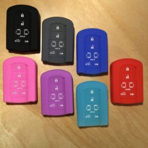Toyota Silicone 6 Button  Rectangular Key Cover TOYSIL004 – Retail Price Shown Below
