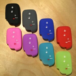 Lexus Silicone 4 Button Oval Rectangular Key Cover LEXSIL004 – Retail Price Shown Below