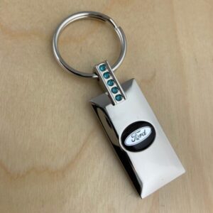 Chrome Silver Key Holder With Crystals S9300 – Retail Price Shown Below